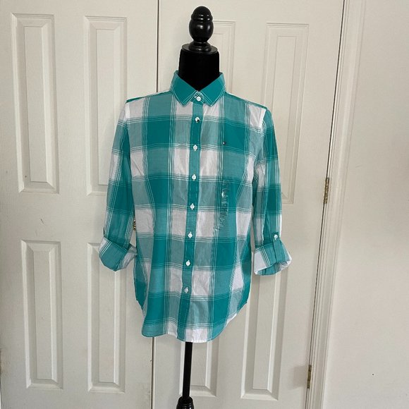 Women's Button Down Shirt from Tommy Hilfiger - Picture 1 of 10